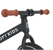 Біговел PROFI MBB 1010-1 12" – дитячий баланс-байк з надувними колесами, чорний/червоний дизайн, фото 5