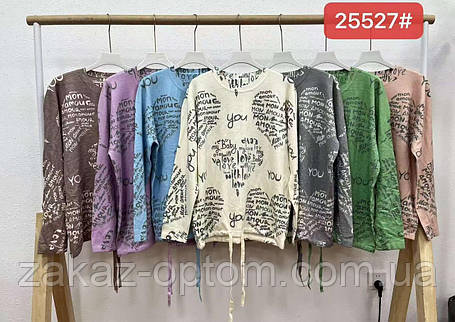 Светр жіночий на зав'язці кашемір оптом (50-54) Китай 25527-140891, фото 2