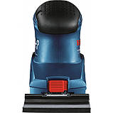 Віброшліфувальна машина BOSCH GSS 23 A Professional, мережевий 220 В, кейс, фото 4