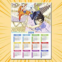 Плакат-календар А3 Аніме Naruto 019