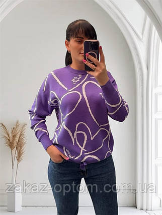 Светр жіночий на зав'язці кашемір оптом (48-54) Китай 25503-140893, фото 1