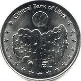 Лівія 100 дирхамiв, 2014 Сталь з мідно-нікелевим покриттям, 6.54g, ø 26mm, фото 2