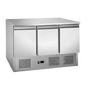 Стіл холодильний 3-х дверний Atelier А-S903 SS TOP, з нижнім агрегатом без борту