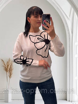 Светр жіночий кашемір оптом (52-56) Китай 25532-140896, фото 1