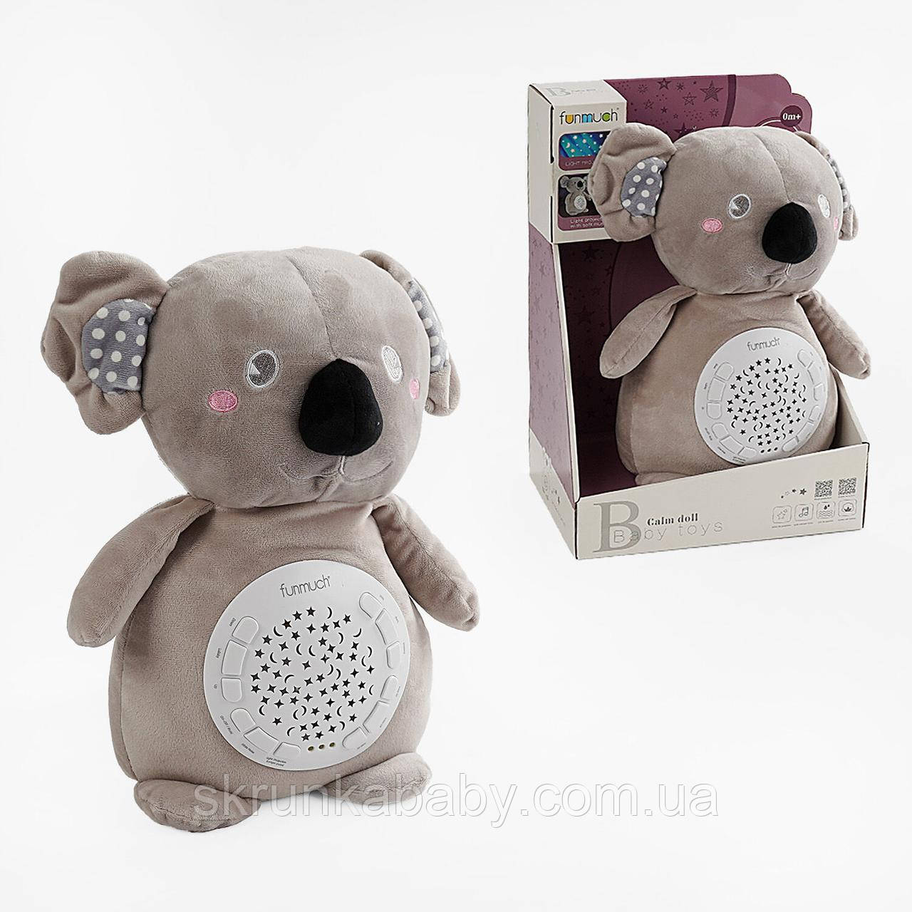 Нічник Коала, проєктор зоряного неба, колискові, звуки природи, таймер, в коробці, фото 1