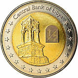 Лівія ½ динара, 2014 Біметал, 6.7g, ø 27mm, фото 2