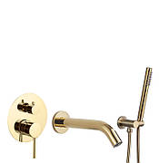 Змішувач для ванни і душу VBI MILANO GOLD прихованого монтажу