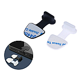 Заглушка USB Type-C з кріпленням захисна силіконова кришка від пилу вологи бруду для телефонів гаджетів чорна, фото 4