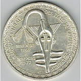 Західна Африка (BCEAO) 500 франків, 1972 10 років валютному союзу Срібло 0.900, 25g, ø 37mm, фото 2