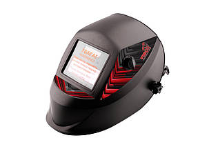 Маска зварювальника VIROK  з автозатемнювальним світлофільтром,110 х 90 мм(93x36 мм) Basis