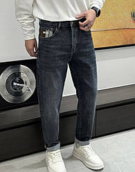 Чоловічі стильні джинси-мом стретчеві сині джинси чоловічі бойфренди люкс якість