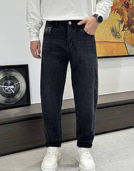 Чоловічі стильні джинси-мом стретчеві чорні джинси чоловічі бойфренди люкс якість