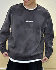 Чоловічий світшот Oversize брендовий вільний світшот білий люкс якість, фото 4