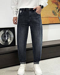 Чоловічі стильні джинси-мом стретчеві сині джинси чоловічі бойфренди люкс якість