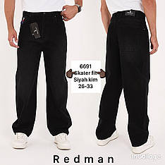 Чоловічі широкі джинси Skater Big Boy чорні джинси темні Туреччина