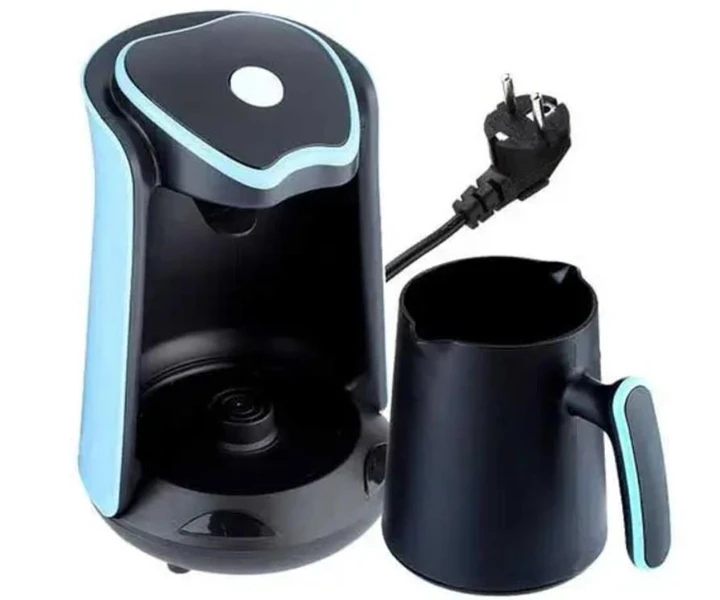 Електрична кавоварка з автовідключенням 300 мл, Domotec 102s, 600 Вт, Турка для кави