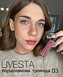 Рідка суперстійка матова помада Livesta 03 Порцелянова троянда, 5,5 мл, фото 2
