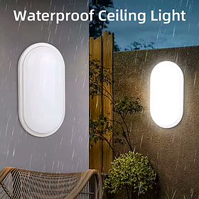 Світильник РКХ Horoz AYDOS 15W овал IP65 Білий