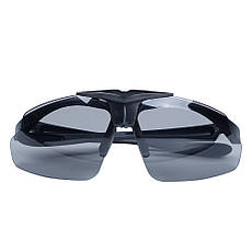 Окуляри захисні зі змінними лінзами Чорні (для Airsoft, Страйкбол), фото 2