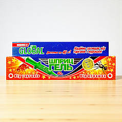Інсектицид від тарганів та мурах Global (Глобал) шприц-гель, 40 г