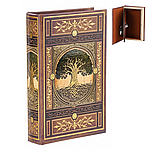 Книга-сейф металева з двома ключами Дерево життя 26х17х5 см