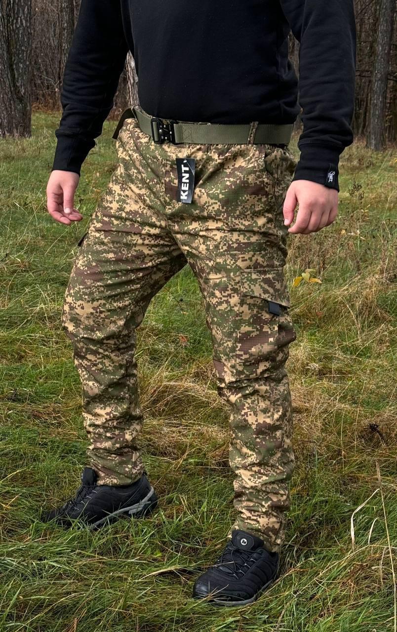 Тактичні штани армійські теплі військові штани карго хижак зимові якісні брюки тканина ріпстоп - фото 1 - id-p2747830817