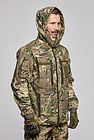Армейская демисезонная куртка тактическая рип-стоп полевая мультикам куртка осенняя военная с капюшоном