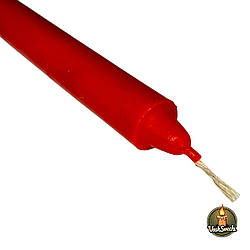 Червона столова воскова свічка