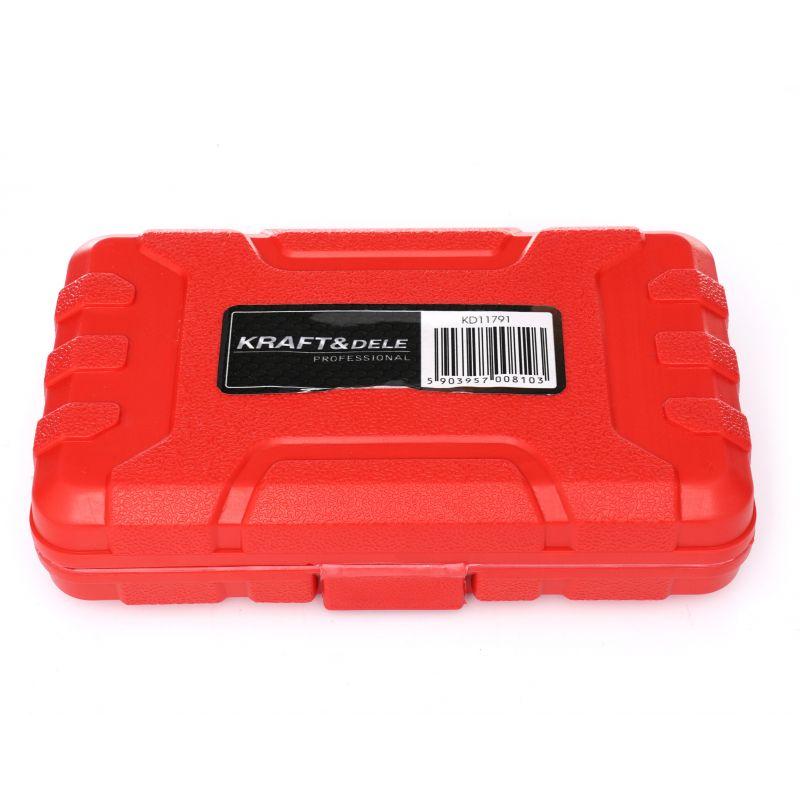 Головки для зняття пошкоджених гайок 6 шт. Kraft&Dele KD11791 набір для кожної майстерні та гаража, фото 1