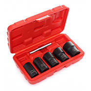 Головки для зняття пошкоджених гайок 6 шт. Kraft&Dele KD11791 набір для кожної майстерні та гаража, фото 3