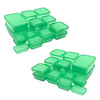 Набір контейнерів для зберігання продуктів, їжі IKEA PRUTA 34 шт пластикові лоточки судочки ємності 105.970.99