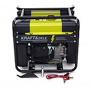 Бензогенератор інверторний для дому 3500 Вт Kraft&Dele KD134 інверторний бензогенератор для дому, фото 5
