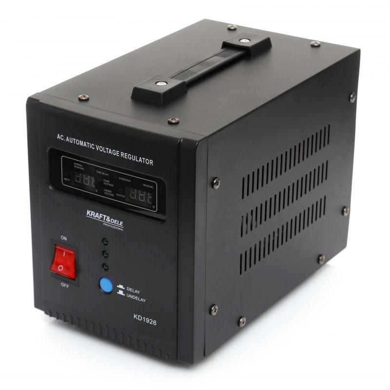 Стабілізатор напруги для будинку 270 В, 50 Гц Kraft&Dele KD1926 стабілізатор напруги електричний, фото 1
