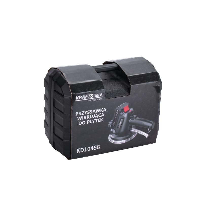 Присоска вібраційна акумуляторна Kraft&Dele KD10458, 21 В, для укладки плитки, фото 1