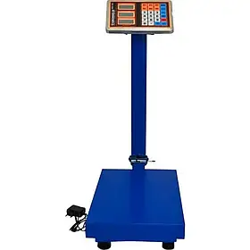 Підлогові універсальні  ваги 300 кг 100 г г/кг Grunhelm GSC-300 торгові платформні ваги