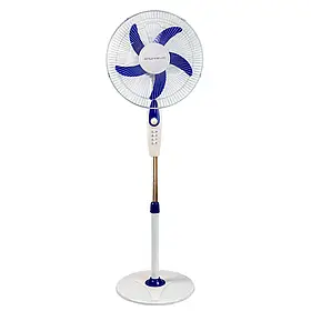 Поворотний  вентилятор 5 лопатей 460 мм Grunhelm GFS-4525C підлоговий  вентилятор з 3 режимами вентилятори