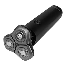 Електробритва акумуляторна Type-C Grunhelm GHS 303 UMB набір для гоління з насадками для стрижки