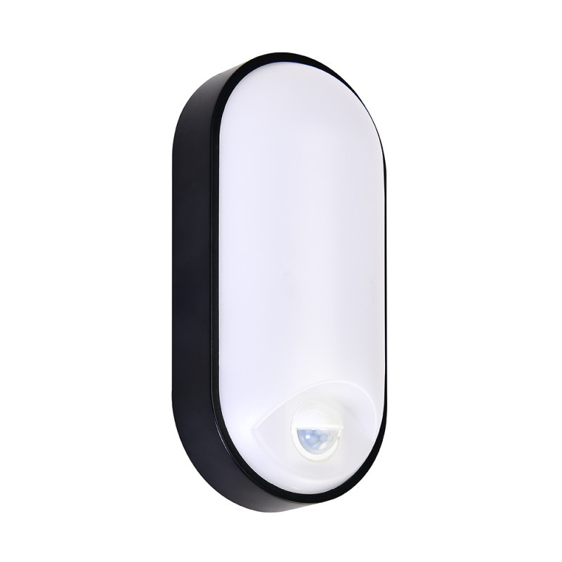 Світильник РКХ Horoz PALERMO-15 3CCT 15W овал IP54 з датчиком дв., фото 1