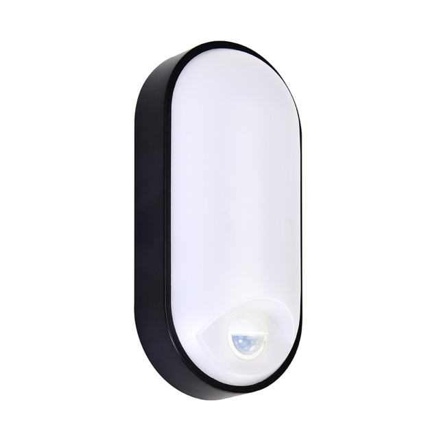 Светильник ЖКХ Horoz AYDOS 15W овал IP65 с датчиком дв. фото