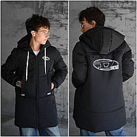 Детская курточка на мальчика подростка. Модная демисезонная куртка-парка для мальчика евро зима от 9 до 13 лет