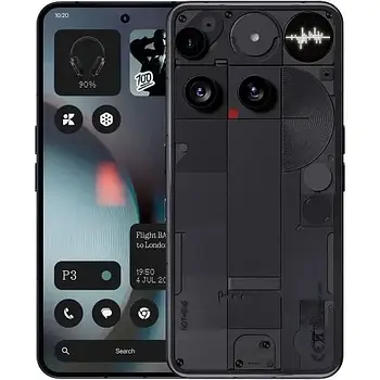 Смартфон Nothing Phone (3) 12/256GB Black, NFC, 6.67" AMOLED, 50+50+50/50Мп, Snapdragon 8s Gen 4, 5150mAh