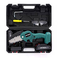 Пила на акумуляторі 21V 2Ah Kraft&Dele KD10622 професійна пила для обрізання гілок, фото 2