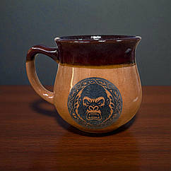 Чашка Горила ручна робота 450 мл