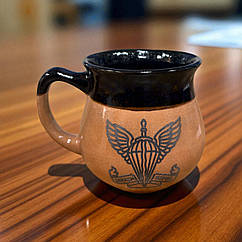 Чашка ДШВ синя ручна робота 450 мл