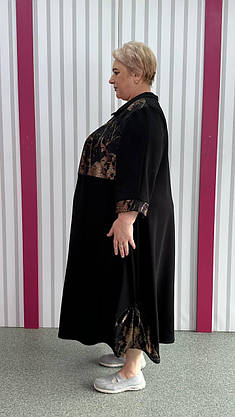 Ошатне та повсякденне трикотажне плаття "Клео-3" 62-64 66-68 70-72 74-76, фото 4