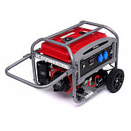 Економний бензиновий генератор 4,6 кВт, 15 л Kraft&Dele KD633 бензогенератор напруги для будинку, фото 6