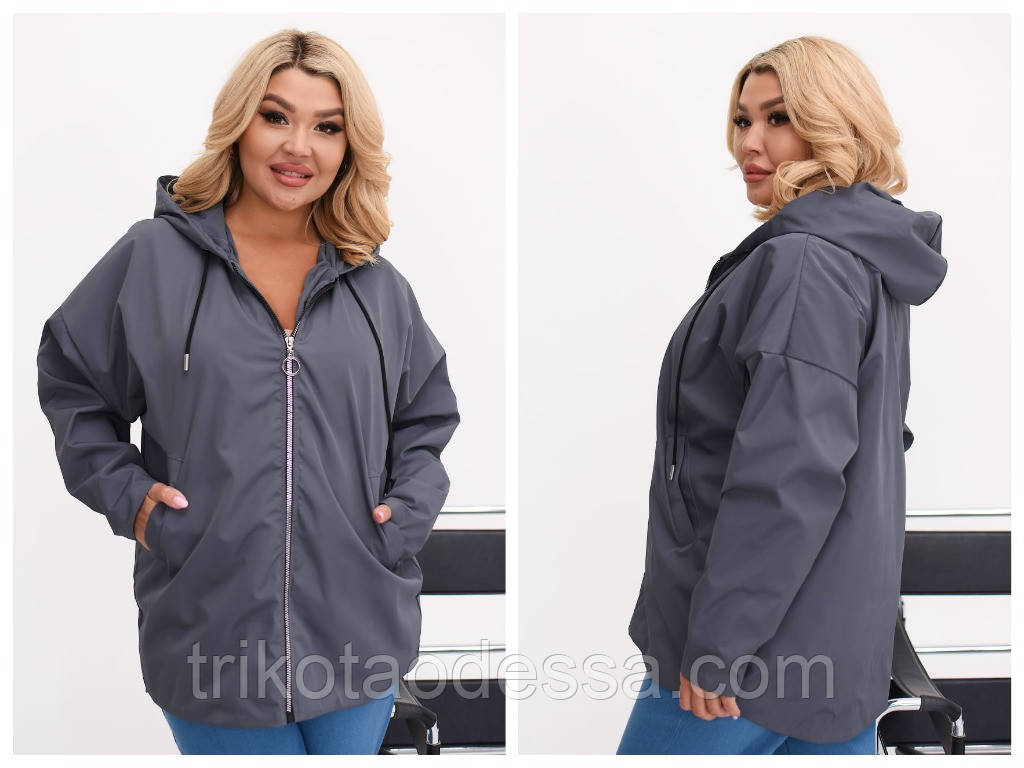 Вітровка жіноча блискавка 443кб батал р.48-62 New, фото 1