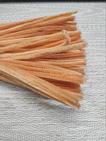 Декоративний пухнастий дріт темно Персиковий (за 1 шт)