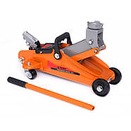 Гідравлічний домкрат з нижнім підхопленням 2 т, 130-300 мм Kraft Dele KD1377 підкатний домкрат, фото 8