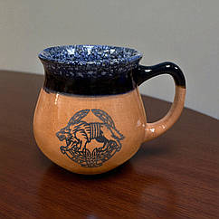 Чашка ССО синя ручна робота 450 мл